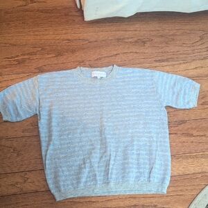 Bianco & Blu Wool Sweater